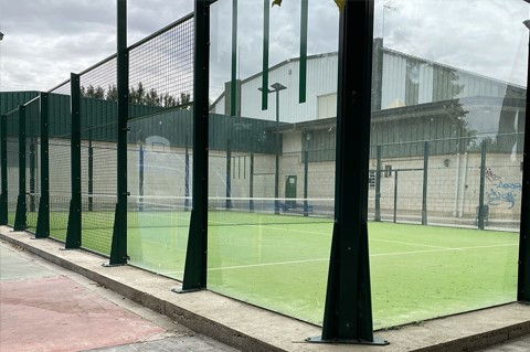 Imagen de nuestra piista de padel.